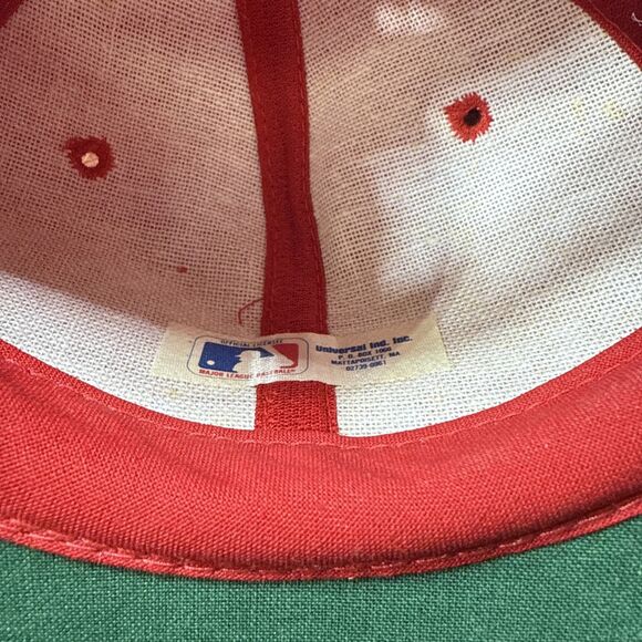 Vintage 1990 CINCINNATI REDS World Series Champions (Adjustable Snap Back) Cap - Picture 5 of 6